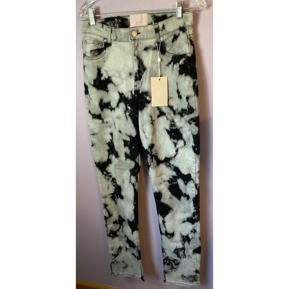 Revice Gray Black Tie‎ Dye Uptown Jeans 100% Cotton Made in USA Size 30 New